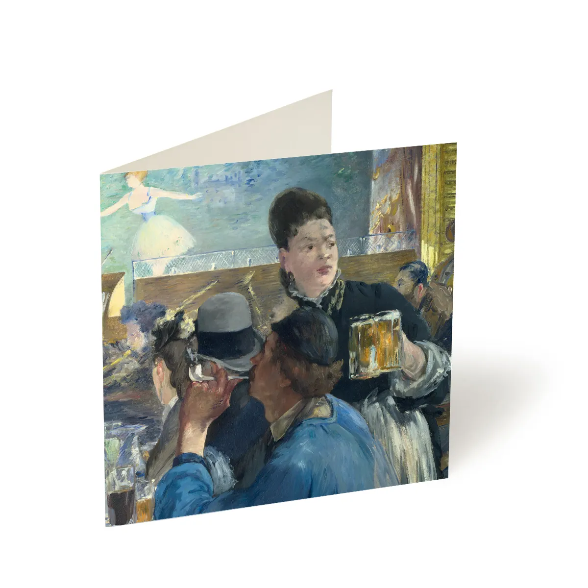 Manet Corner of a Cafe-Concert Greetings Card