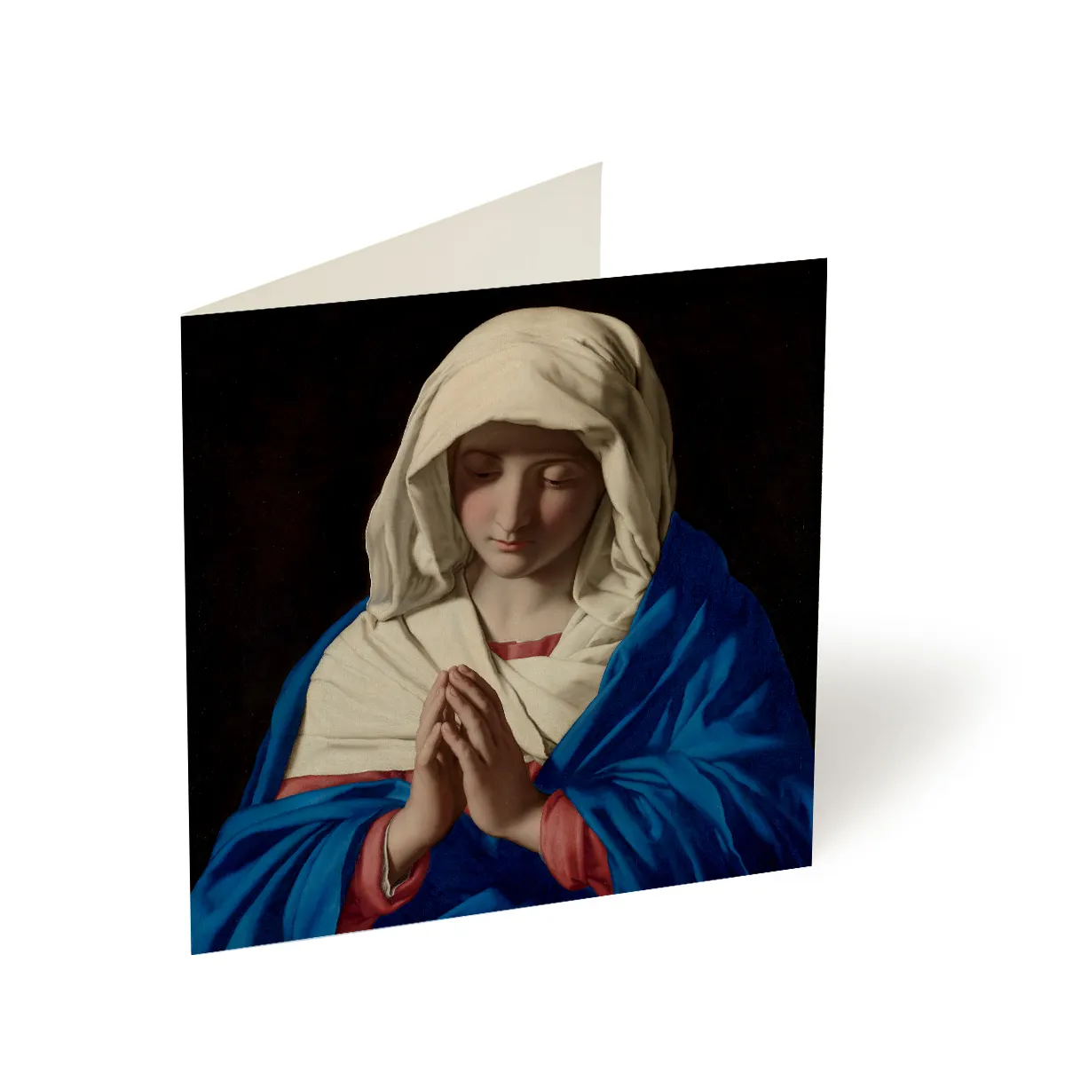 Sassoferrato The Virgin in Prayer Greetings Card