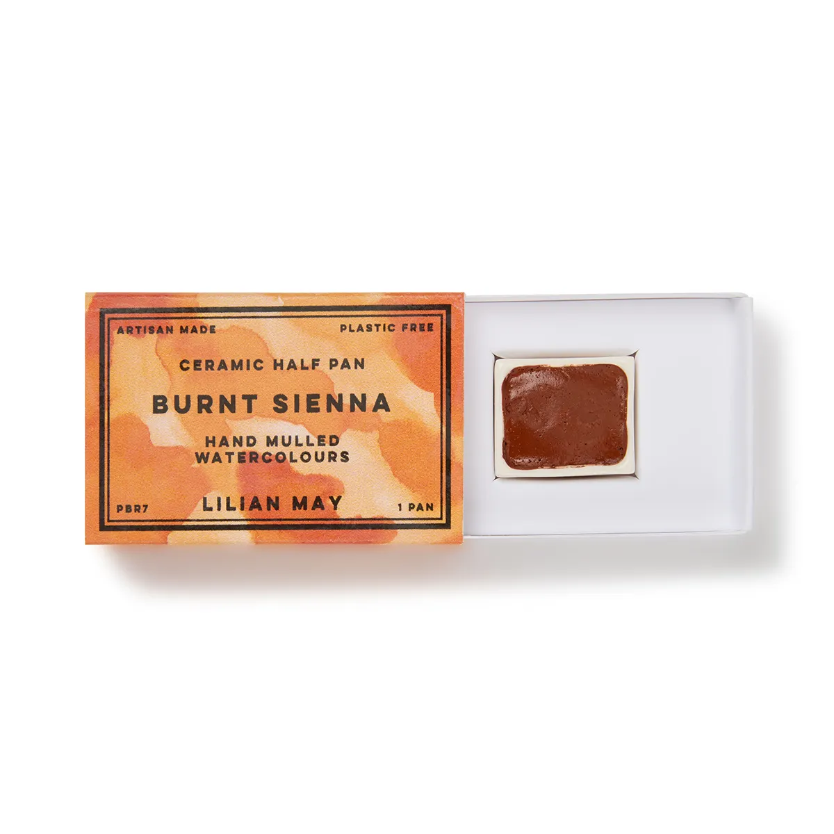 Matchbox Pigment Watercolour Burnt Sienna