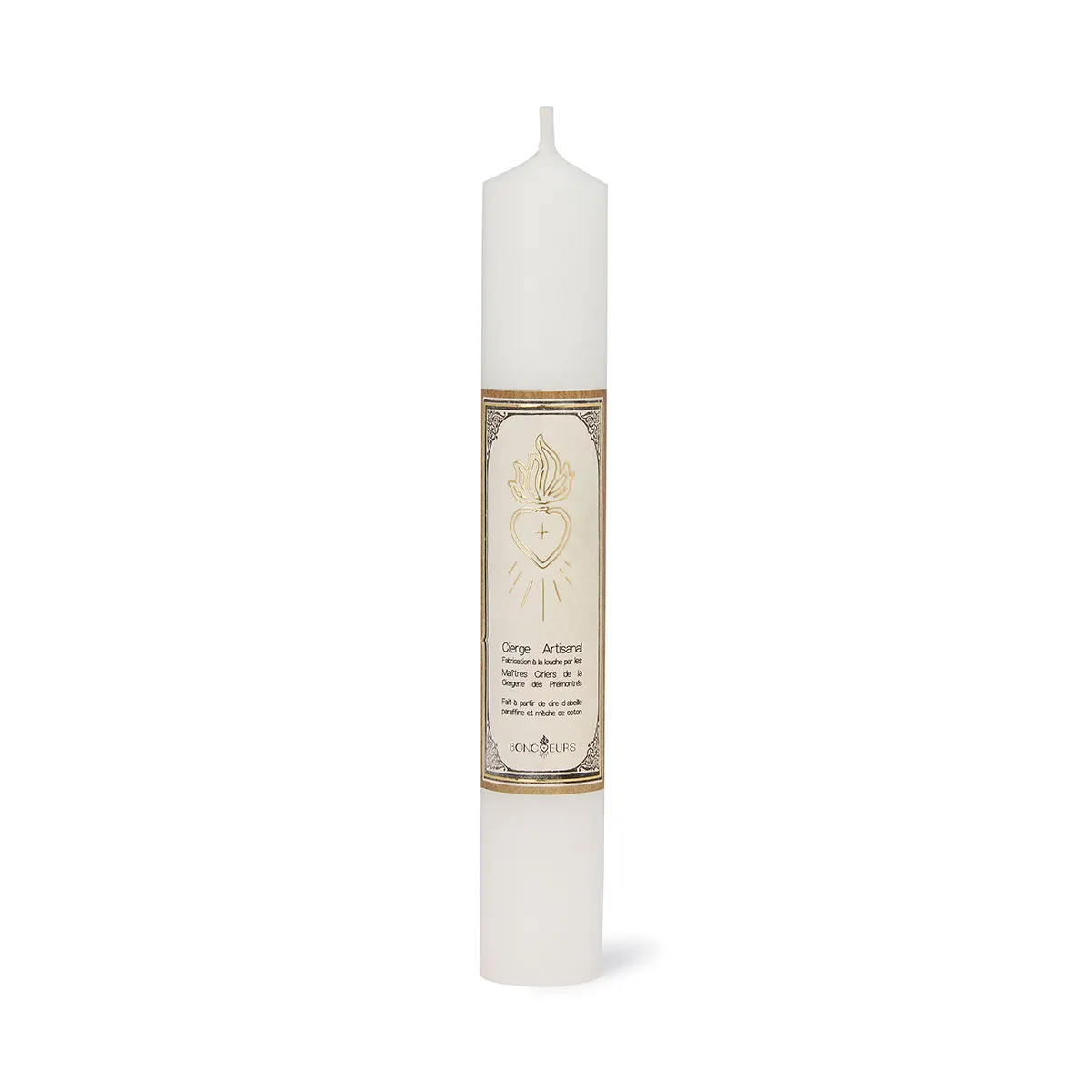 White Pillar Candle