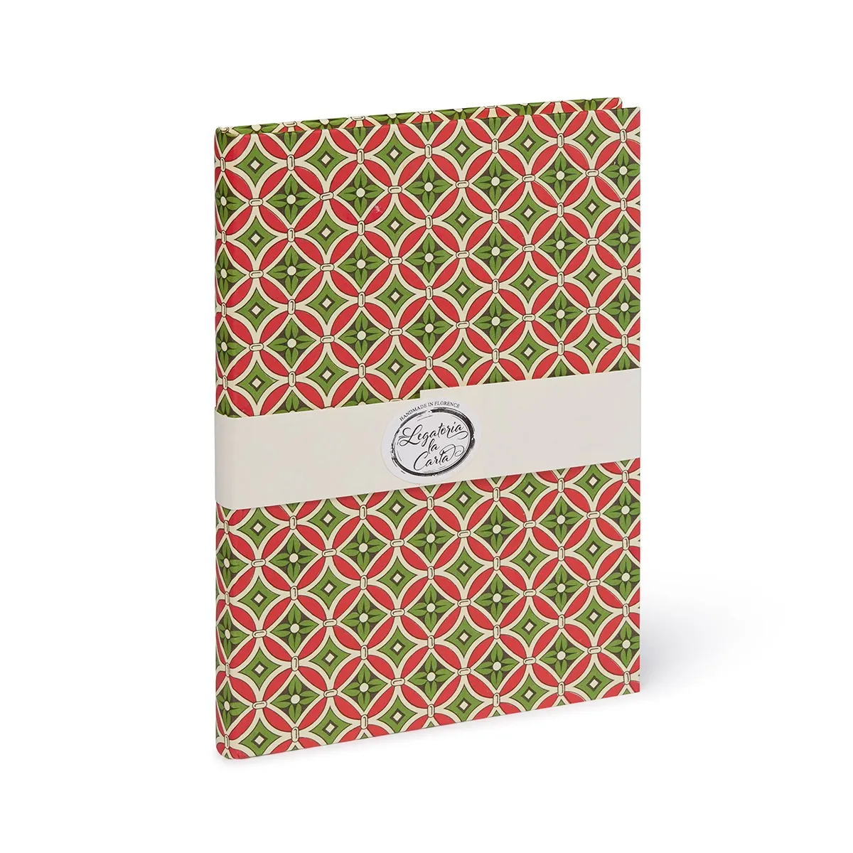 Florentine Green Tile Notebook A5