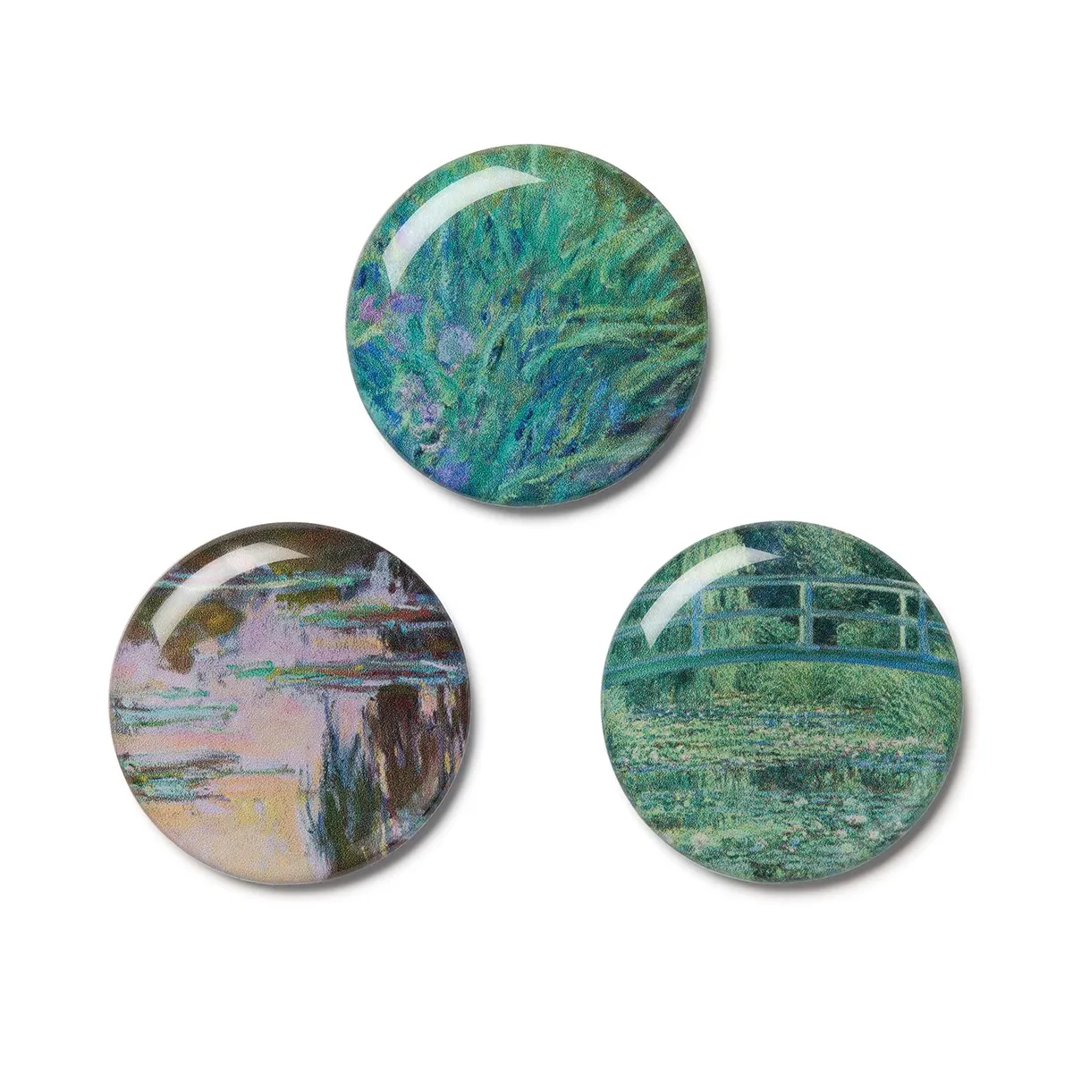 Claude Monet Magnets Set of 3