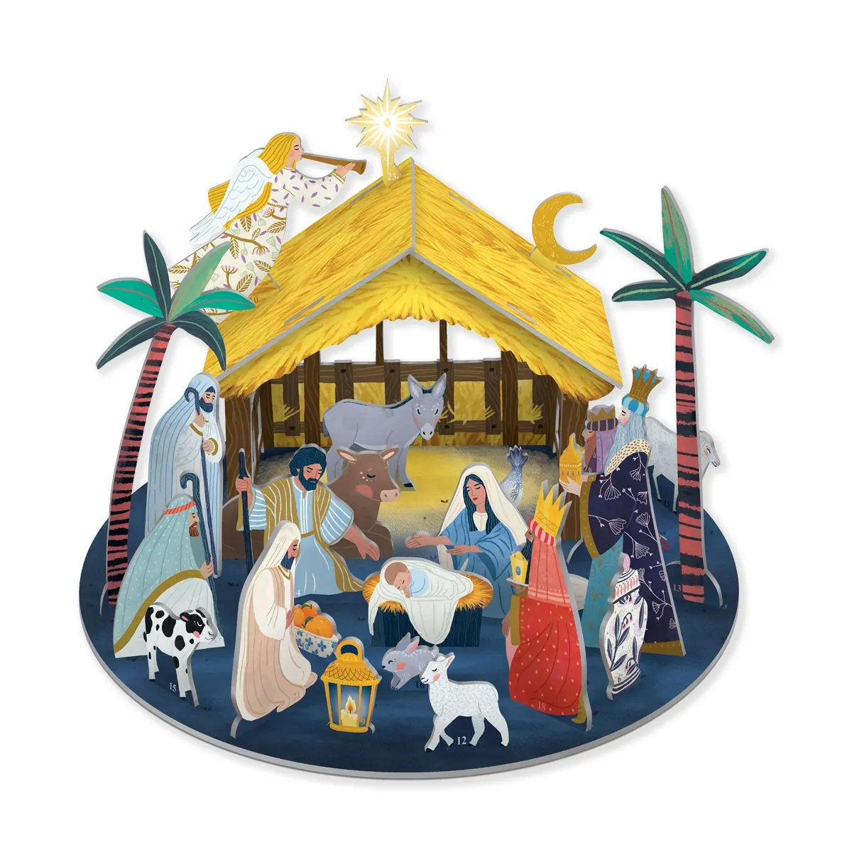 Pop and Slot Nativity Advent Calendar