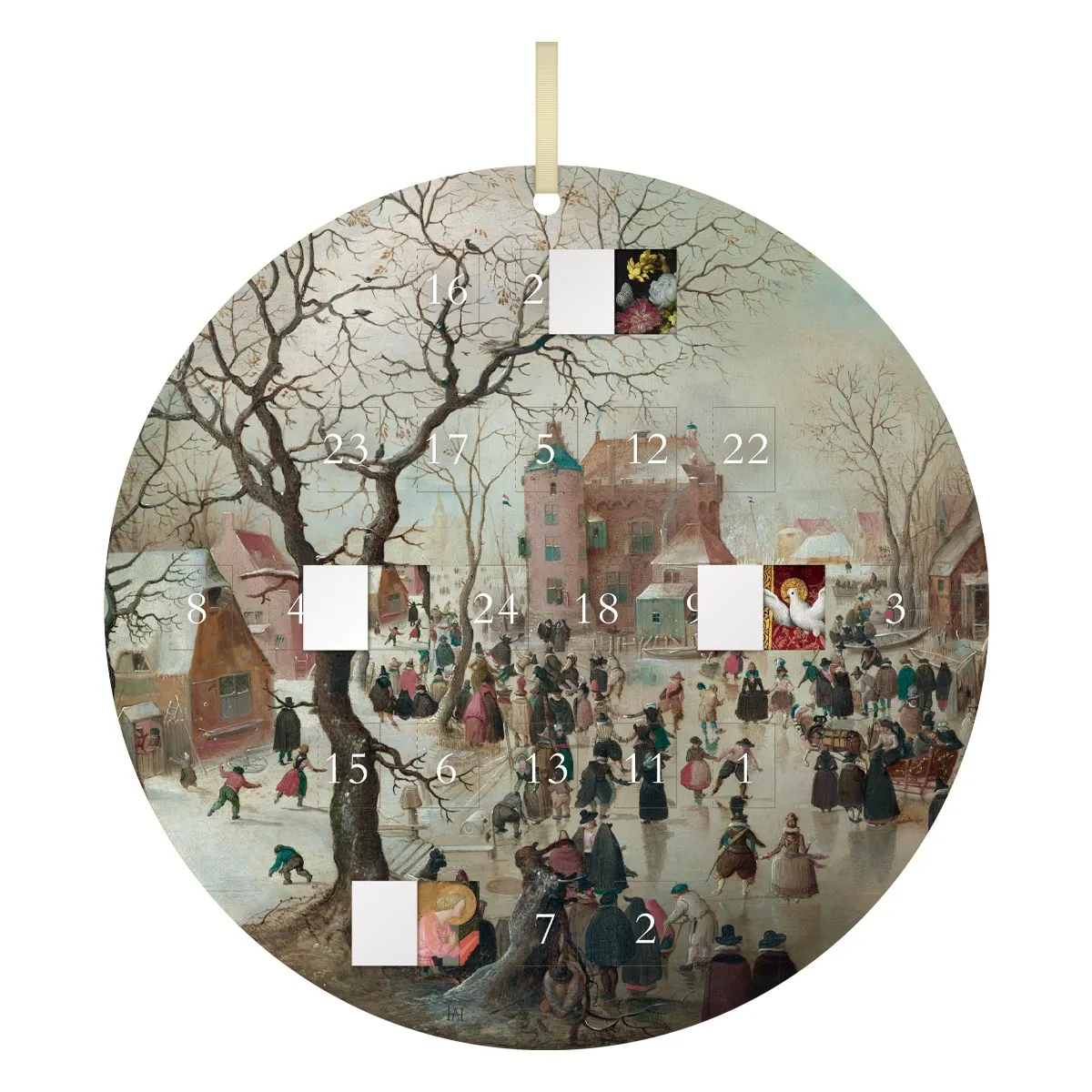 Avercamp Winter Scene Advent Calendar
