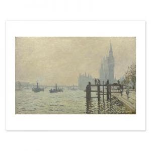 Small image of The Thames below Westminster Mini Print