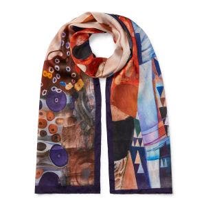 Main image of the Mother and Child Silk Scarf.