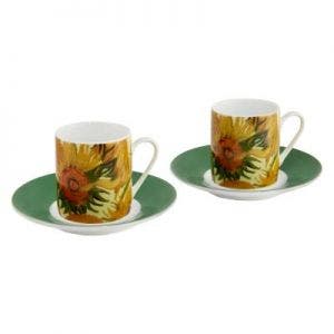 Small image of Sunflowers Espresso Set