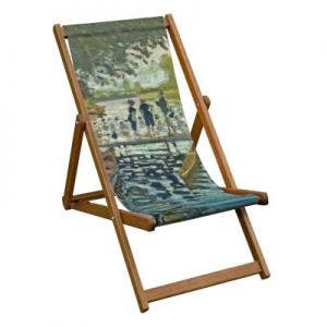 Small image of Bathers at La Grenouillère Deck Chair 