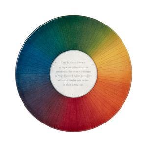 Main image of the Colour Wheel Ceramic Coaster.