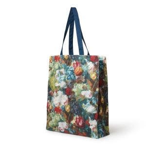 Main image of the Fruit and Flowers in a Terracotta Vase Tote Bag.