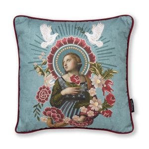 Saint Catherine of Alexandria Graphic Cushion