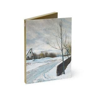 Main image of Road in the Village of Baldersbrønde Christmas Cards Pack of 6.