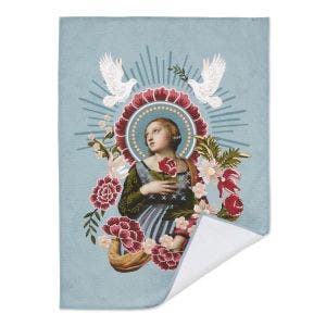 Saint Catherine of Alexandria Graphic Tea Towel 