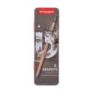 Graphite Expression Sketching Pencils Set of 6