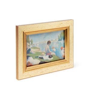 Main image of Seurat Bathers at Asnières Framed Print.