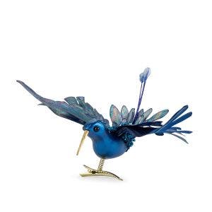 Main image of Blue Hummingbird Christmas Decoration