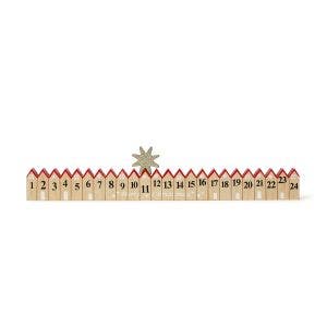 Main image of the Wooden Houses Advent Calendar.