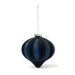 Main image of Blue and Navy Ornamental Bauble