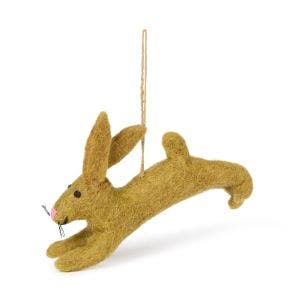 Main image of Hare Felt Christmas Decoration