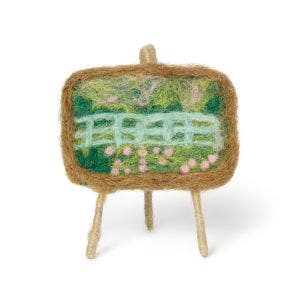 Main image of The Water-Lily Pond Easel Felt Christmas Decoration