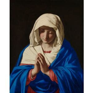 The Virgin in Prayer Print