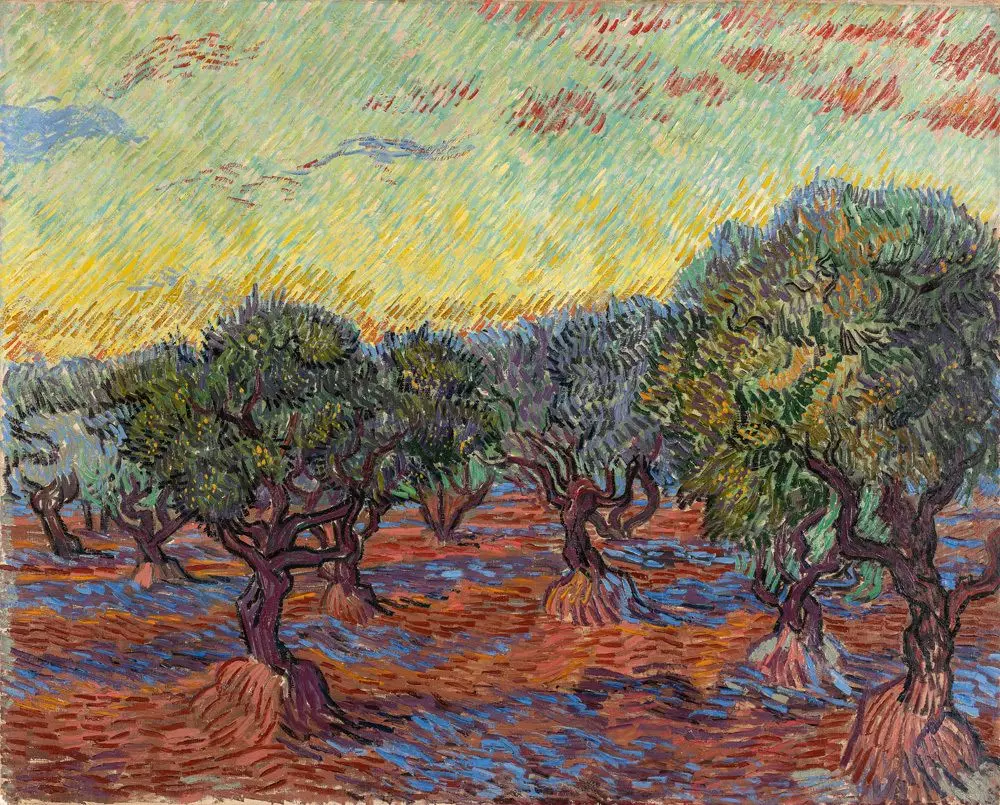 vincent van Gogh 糸杉 油彩 95×73cm F30号 ボクらのアート / 糸杉