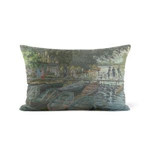 Main image of Monet Bathers at La Grenouillère Cushion.