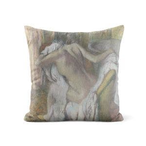 Main image of After the bath, Women drying herself cushion.