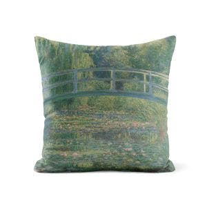 Main image of the The Water-Lily Pond Cushion.