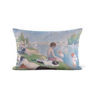 Main image of the Bathers at Asnieres Cushion.