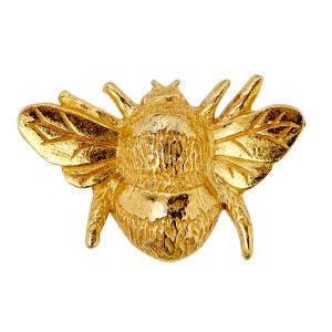Gold Bee Pin Badge