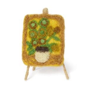 Main image of Sunflowers Easel Felt Christmas Decoration