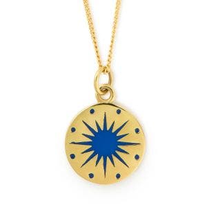 Main image of the Blue Starburst Necklace.