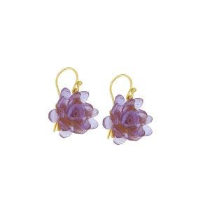 Main image of The Water Lily Hook Earrings.