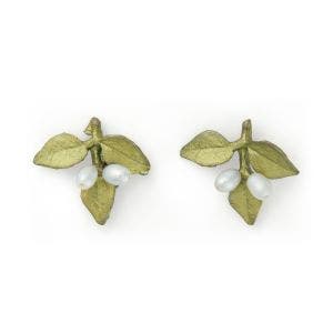 Main image of the Flowering Myrtle Stud Earrings.