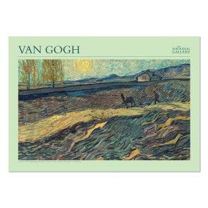Van Gogh Ploughman Poster A2