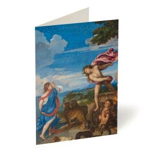 Titian Bacchus and Ariadne Greetings Card