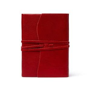 Main image of the Roma Lussa Red Leather Journal