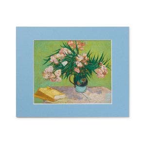 Van Gogh Oleanders Mounted Print 20.3 x 25.4 cm