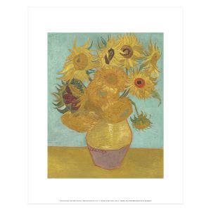 Main image of the Van Gogh Sunflowers Mini Print.