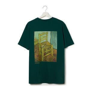 Dark green reverse side of the Chair T-Shirt.