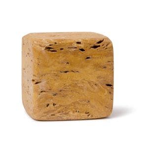 Main image of Sienese Stone Cube Paperweight - in orange tones