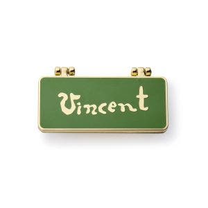 Vincent van Gogh Paint Palette Pin Badge