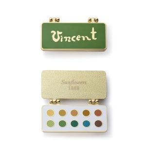 Vincent van Gogh Paint Palette Pin Badge