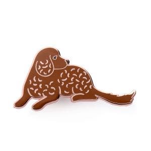 Seurat Dog Pin Badge