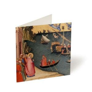 Main image of the Lorenzetti's Stories from the Life of Saint Nicholas Greetings Card.