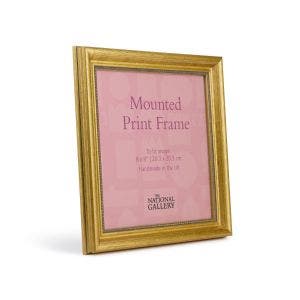 Main image of the Square Frame with Gold Bead Moulding