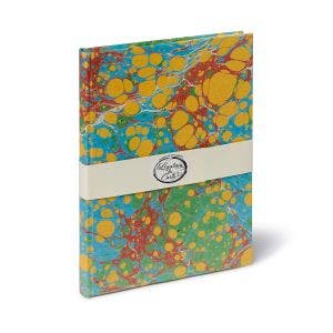 Main image of the Blue Marbled Hardcover Notebook