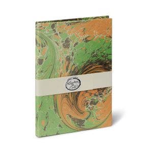 Main image of the Green Marbled Hardcover Notebook