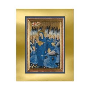 Main image of The Wilton Diptych' Angels Mounted Print 20.3 x 25.4 cm